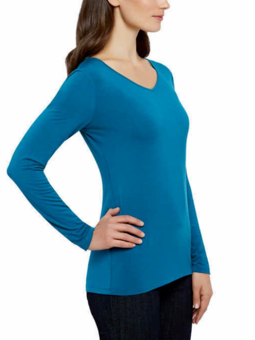 Ellen Tracy Women's Two Tees in One - XXL